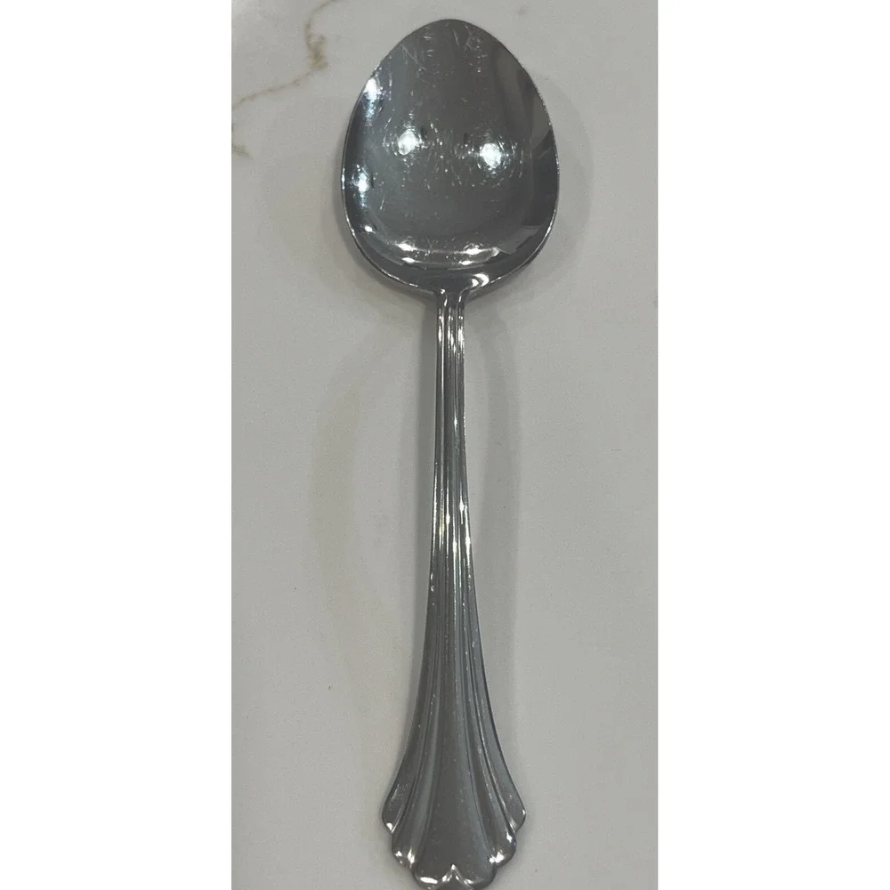 Vintage Oneida BANCROFT 18/8 Stainless Flatware Silverware Serving Spoon Replace